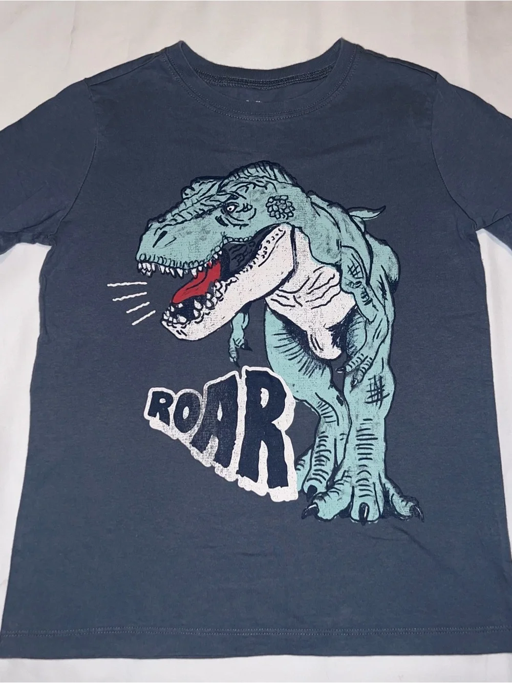 OshKosh B'gosh Dino & 'Let's Ride' Graphic Tee Two-Pack - Blue & Black